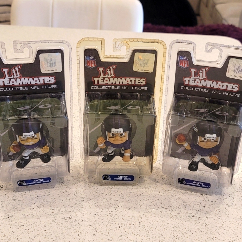Ravens Lil' Teammates Collectible Figures